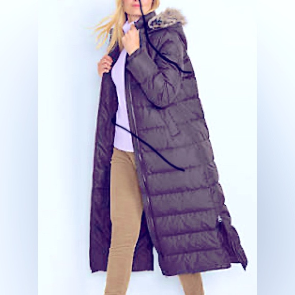 Lands End Winter down coat.